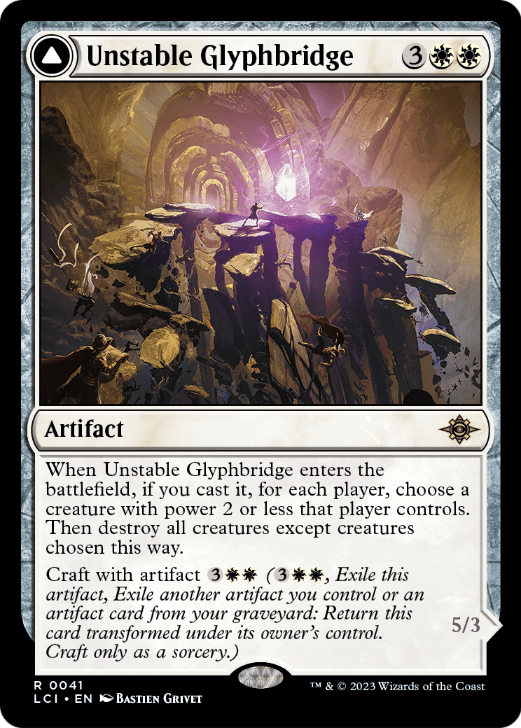 Unstable Glyphbridge (LCI-041) - The Lost Caverns of Ixalan