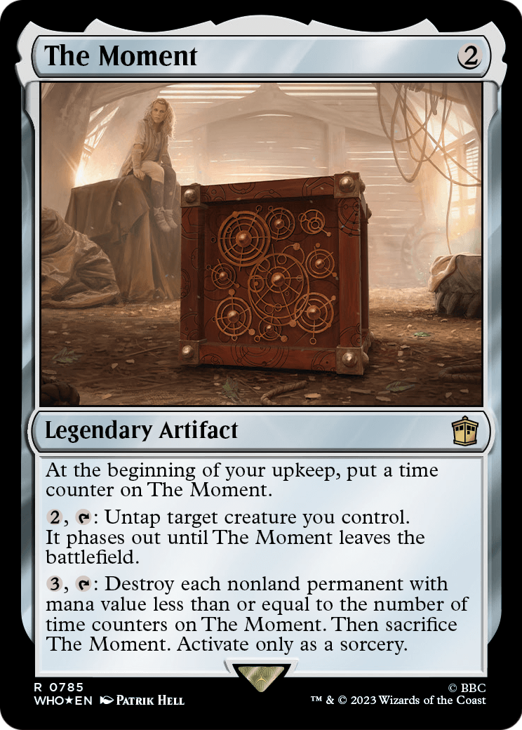 The Moment (Surge Foil) (WHO-785) - Doctor Who Foil