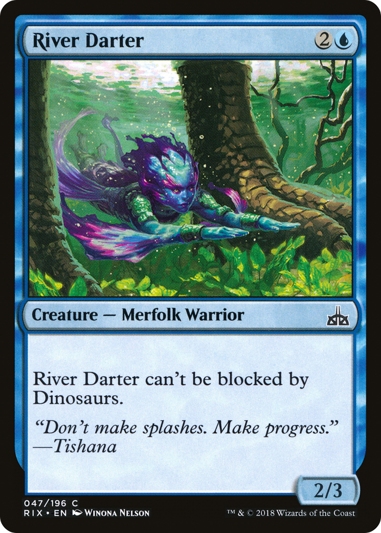 River Darter (RIX-047) - Rivals of Ixalan Foil