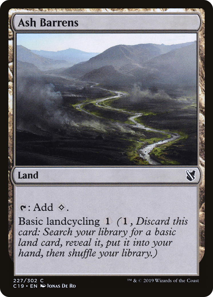 Ash Barrens (C19-227) - Commander 2019