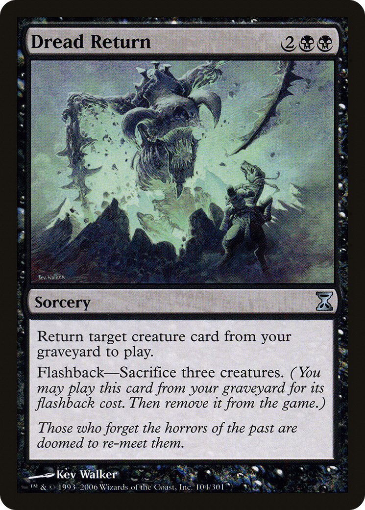 Dread Return (TSP-104) - Time Spiral Foil