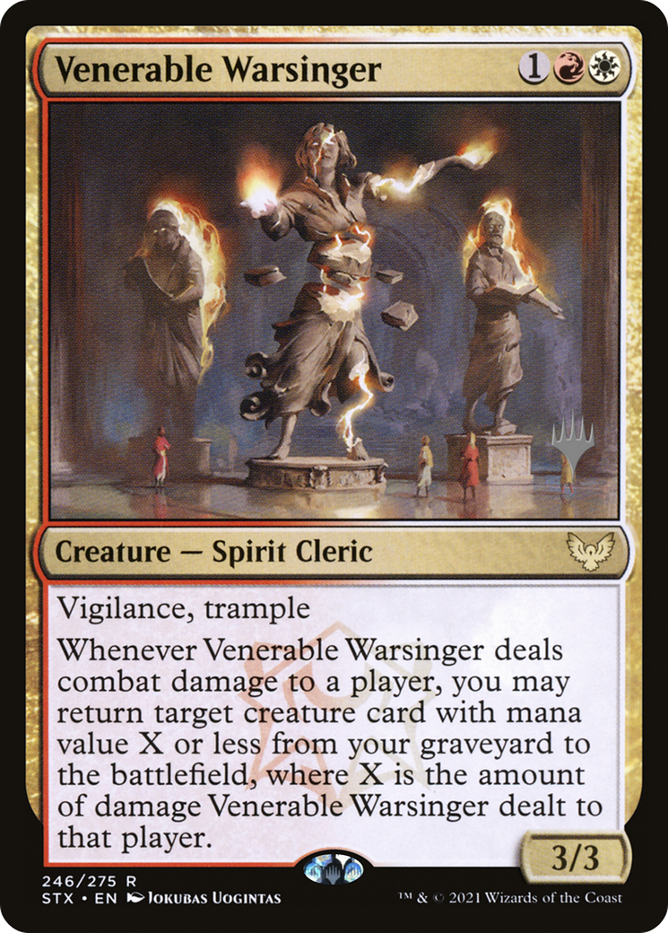 Venerable Warsinger (PPSTX-246) - Strixhaven: School of Mages Promos