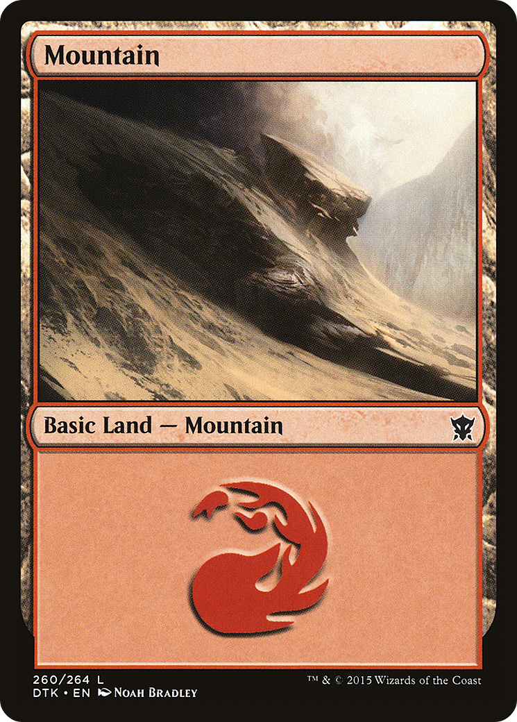 Mountain (260) (DTK-260) - Dragons of Tarkir