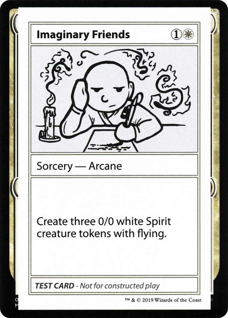 Imaginary Friends (No PW Symbol) (CMB1-) - Mystery Booster Playtest Cards 2021