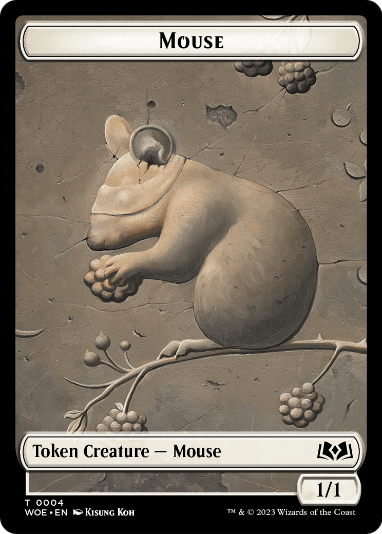 Mouse (TWOE-004) - Wilds of Eldraine Tokens Foil