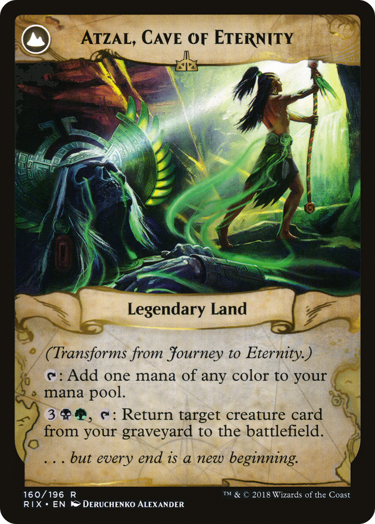 Journey to Eternity (RIX-160) - Rivals of Ixalan: (compasslanddfc) Foil