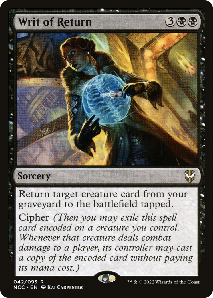 Writ of Return (NCC-042) - New Capenna Commander