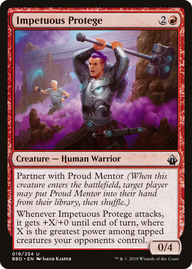Impetuous Protege (BBD-019) - Battlebond Foil