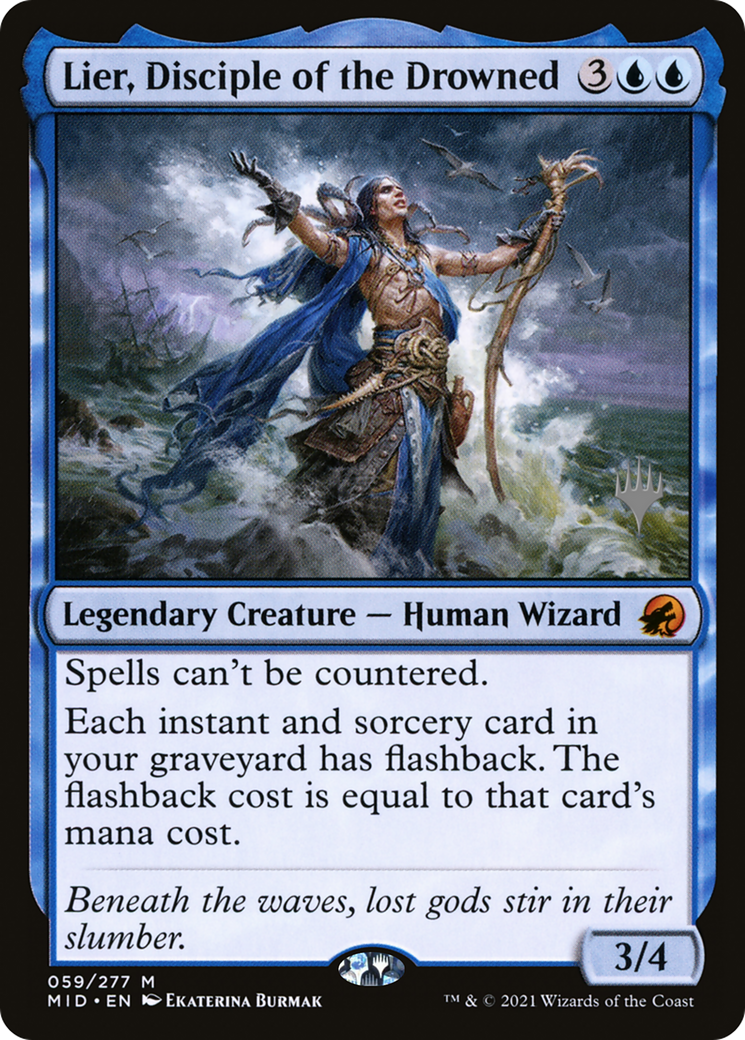 Lier, Disciple of the Drowned (PPMID-059) - Innistrad: Midnight Hunt Promos