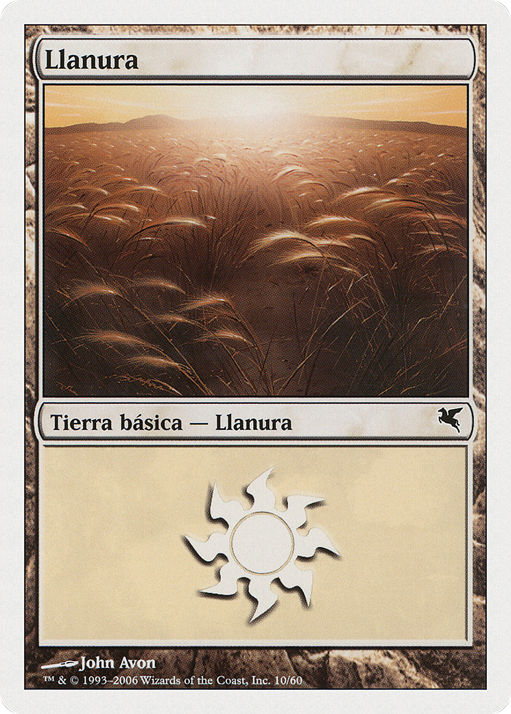 Plains (Spanish) - "Llanura" (G10) (PSAL-G10) - Salvat 2005