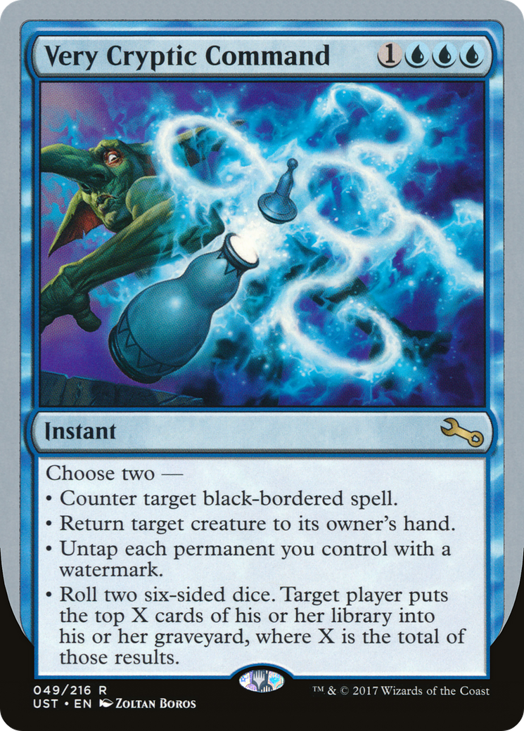 Very Cryptic Command (E) (UST-49E) - Unstable