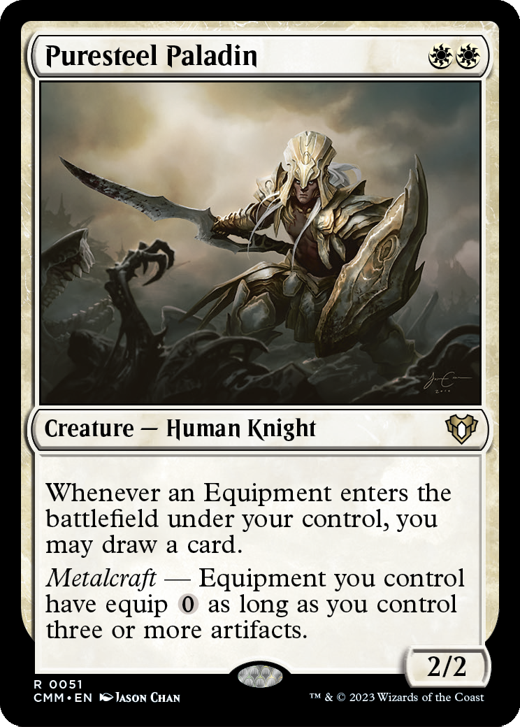 Puresteel Paladin (CMM-051) - Commander Masters