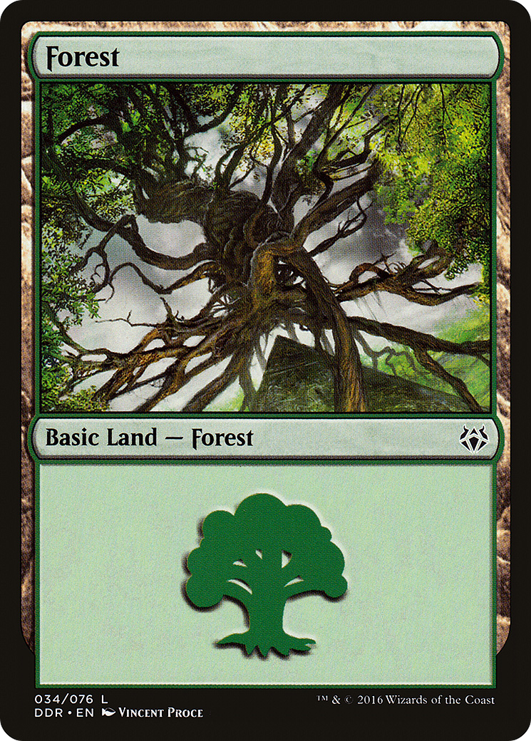 Forest (034) (DDR-034) - Duel Decks: Nissa vs. Ob Nixilis