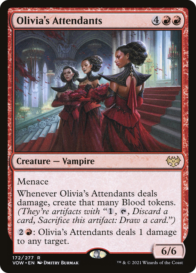 Olivia's Attendants (VOW-172) - Innistrad: Crimson Vow Foil