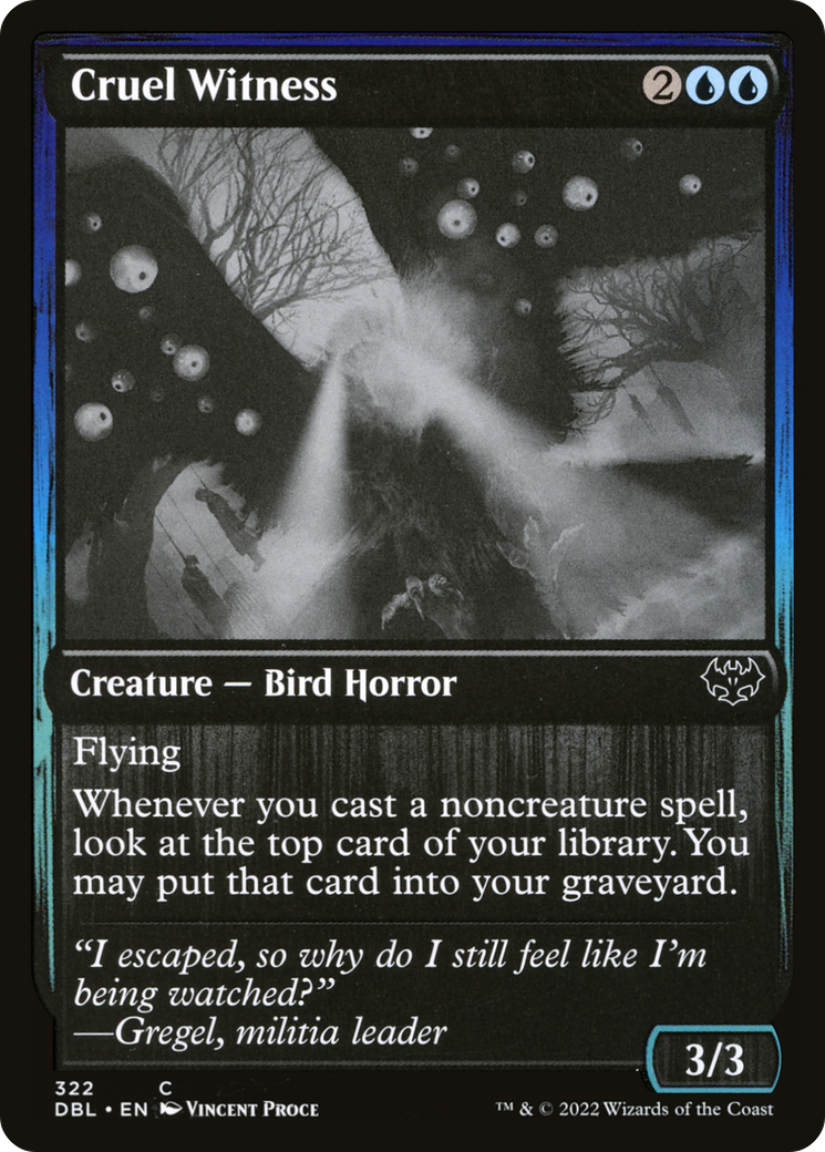 Cruel Witness (DBL-322) - Innistrad: Double Feature