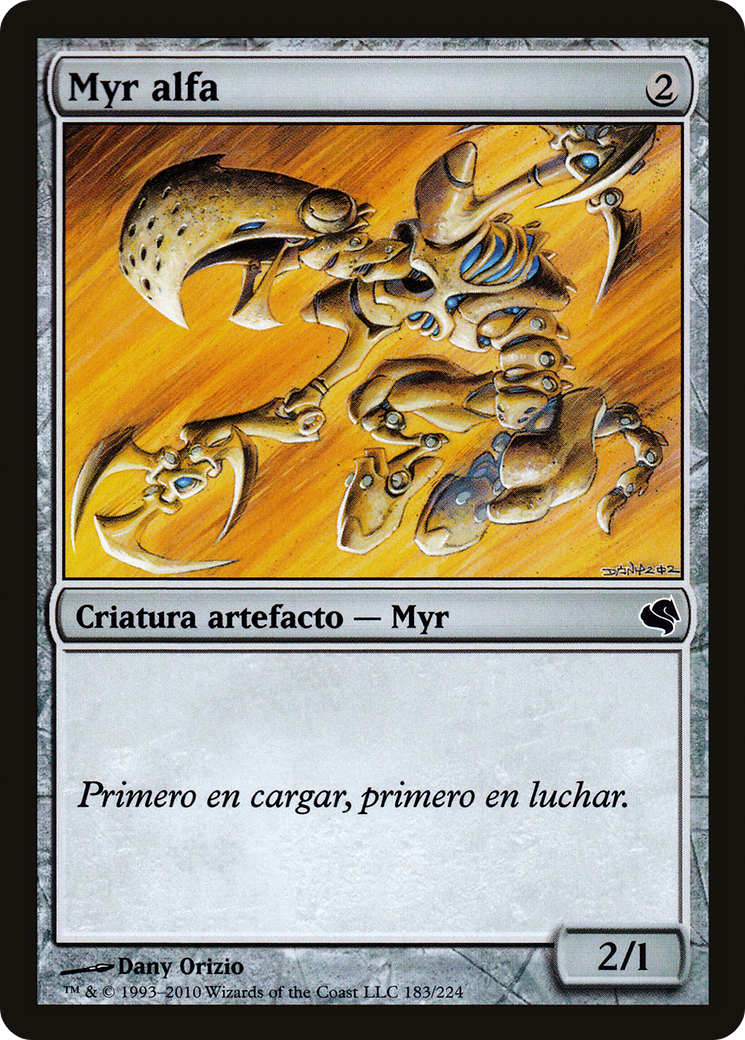 Alpha Myr (Spanish) - "Myr alfa" (PS11-183) - Salvat 2011
