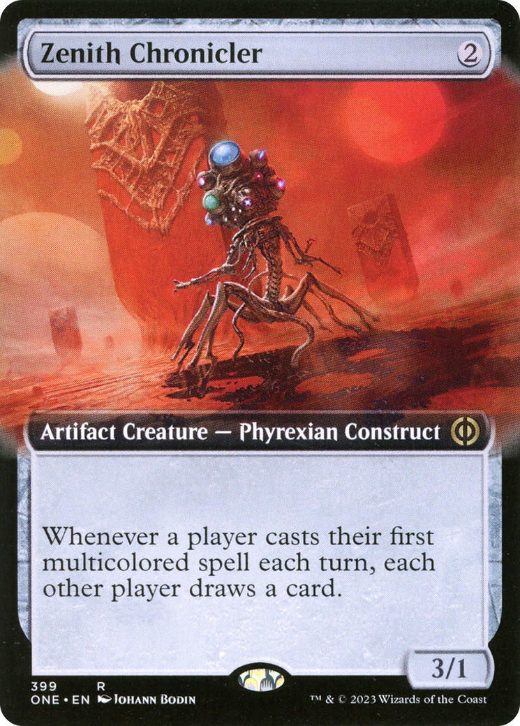 Zenith Chronicler (Extended Art) (ONE-399) - Phyrexia: All Will Be One: (Extended Art) Foil
