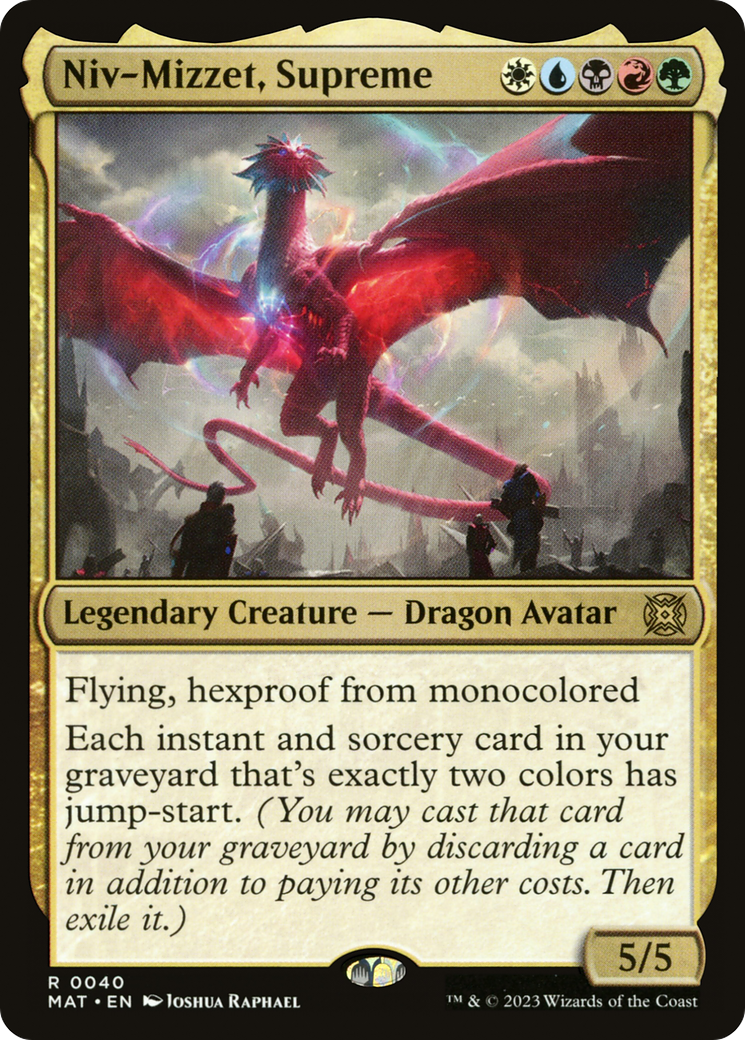 Niv-Mizzet, Supreme (MAT-040) - March of the Machine: The Aftermath