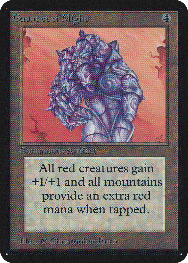 Gauntlet of Might (LEA-) - Limited Edition Alpha