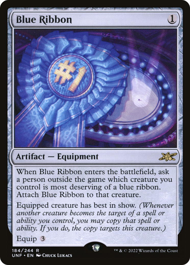 Blue Ribbon (UNF-184) - Unfinity Foil