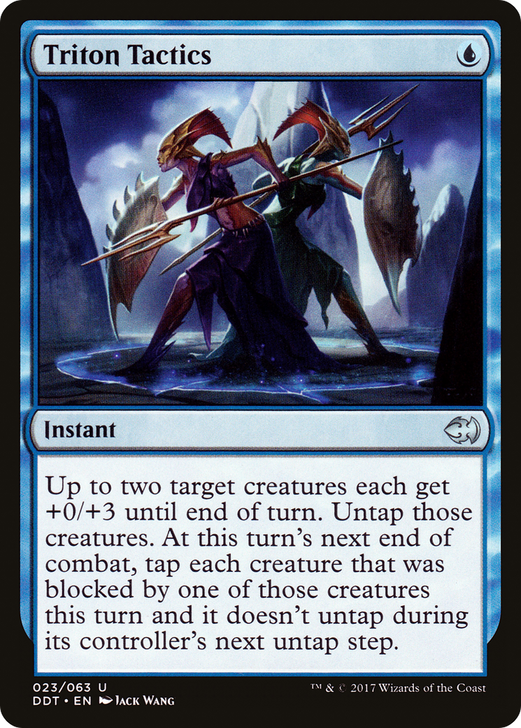 Triton Tactics (DDT-023) - Duel Decks: Merfolk vs. Goblins
