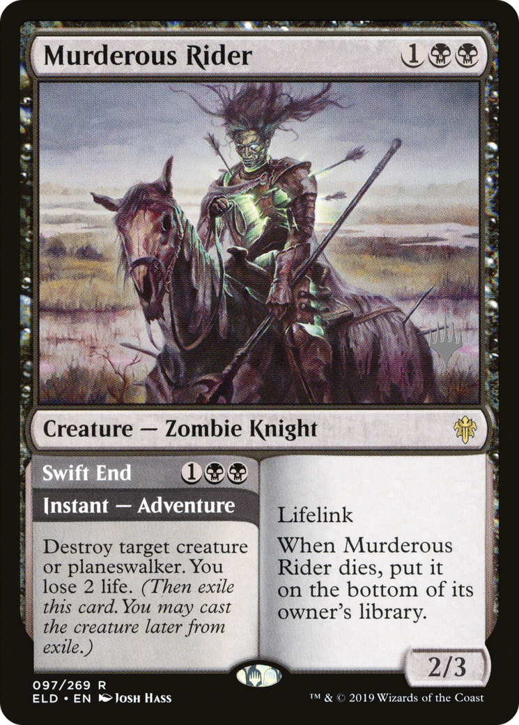 Murderous Rider (PPELD-097) - Throne of Eldraine Promos