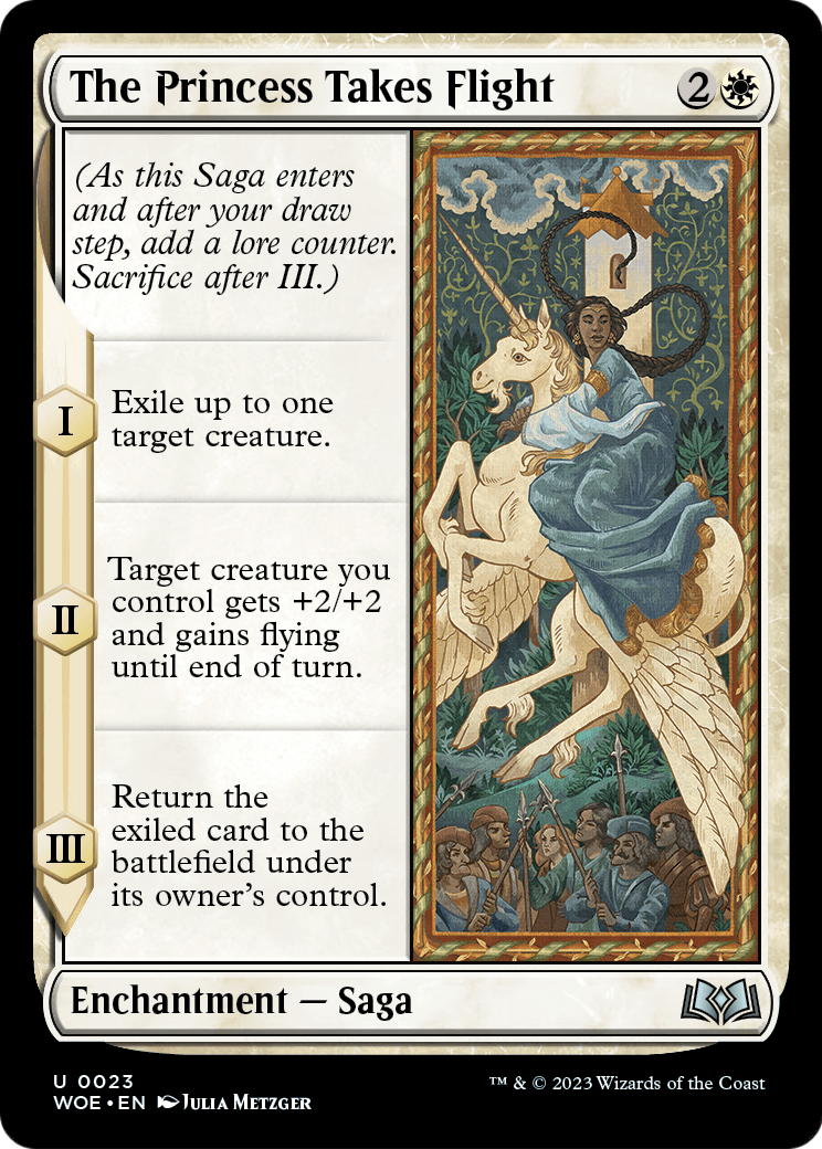 The Princess Takes Flight (WOE-023) - Wilds of Eldraine