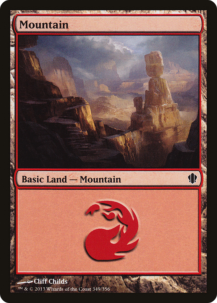 Mountain (349) (C13-349) - Commander 2013