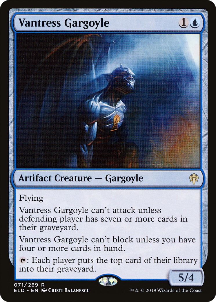 Vantress Gargoyle (ELD-071) - Throne of Eldraine Foil