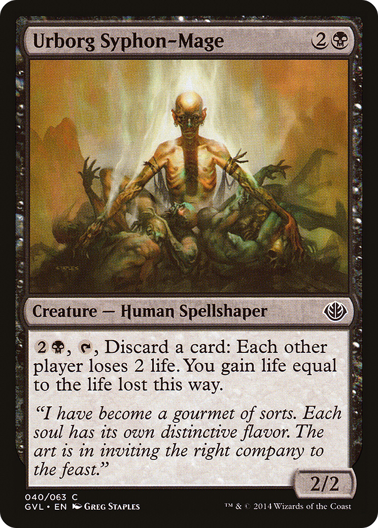 Urborg Syphon-Mage (DD3-040) - Duel Decks Anthology: Garruk vs. Liliana