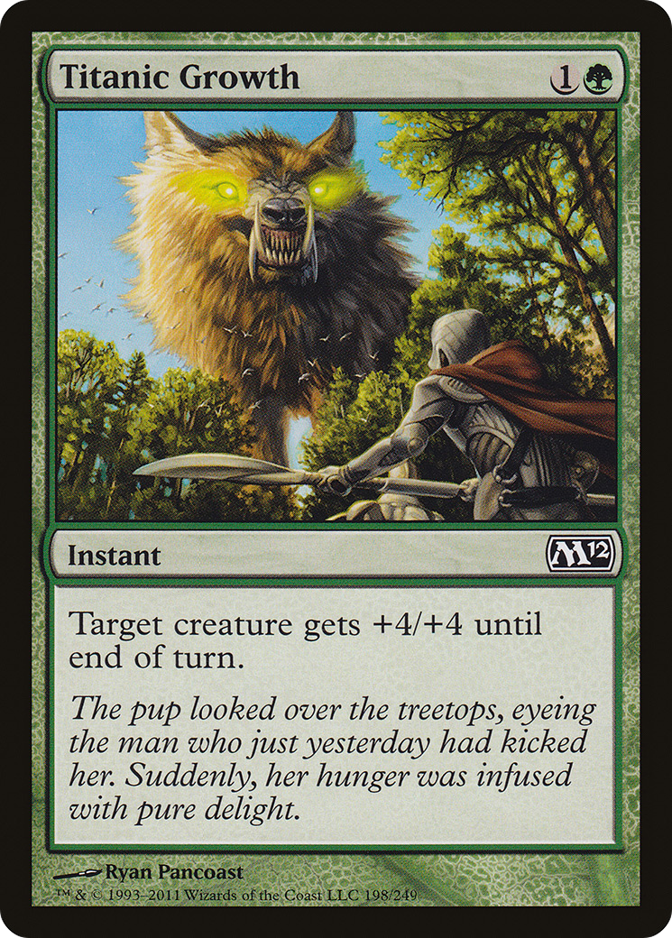 Titanic Growth (M12-198) - Magic 2012 Foil