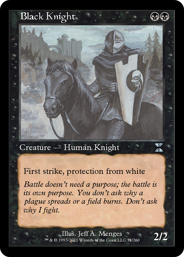 Black Knight (ME4-071) - Masters Edition IV Foil