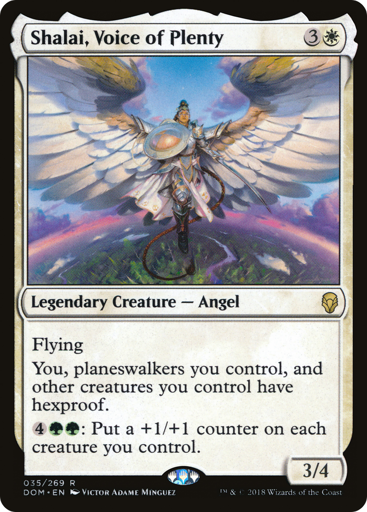 Shalai, Voice of Plenty (DOM-035) - Dominaria Foil