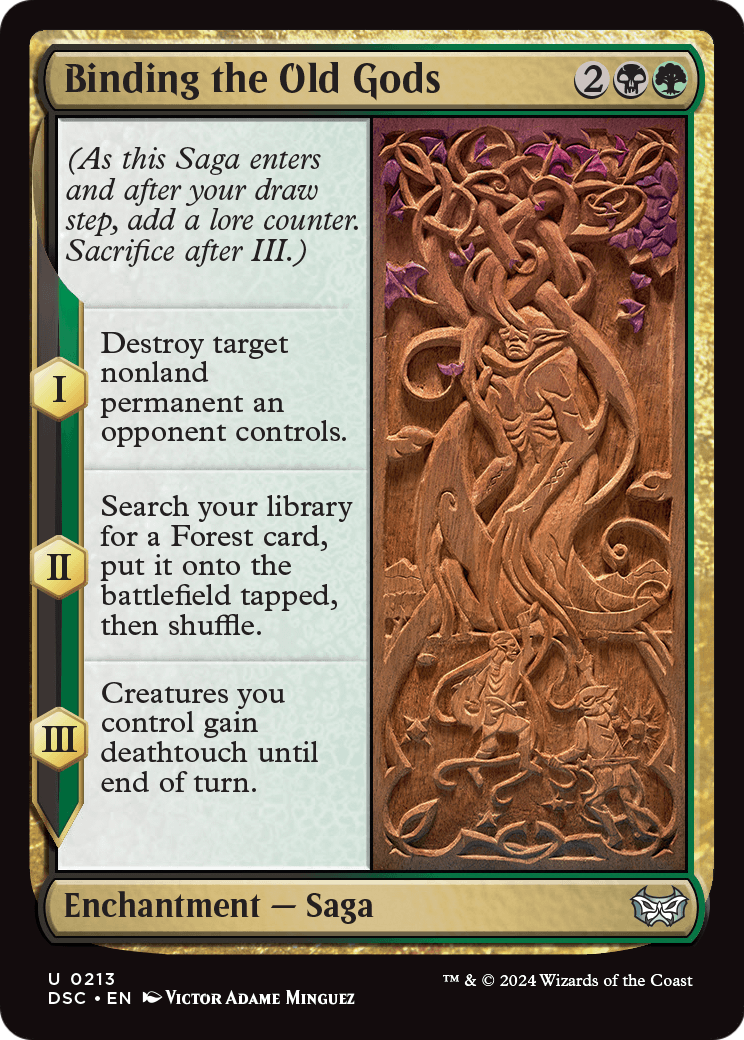 Binding the Old Gods (DSC-213) - Duskmourn: House of Horror Commander