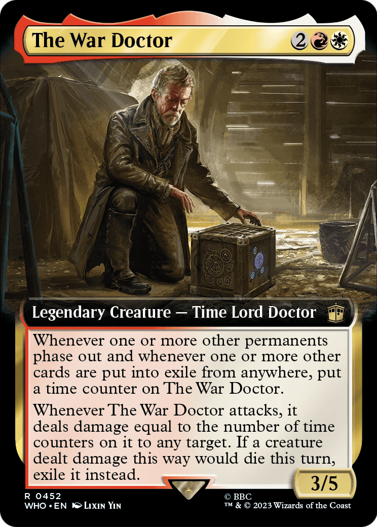 The War Doctor (Extended Art) (WHO-452) - Doctor Who: (Extended Art) Foil