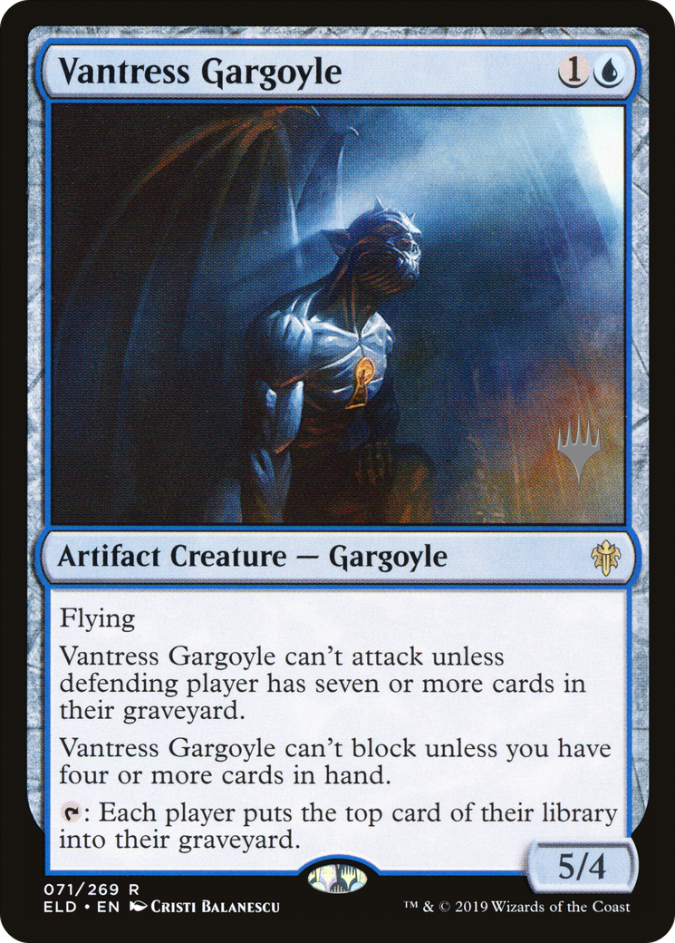 Vantress Gargoyle (PPELD-071) - Throne of Eldraine Promos Foil