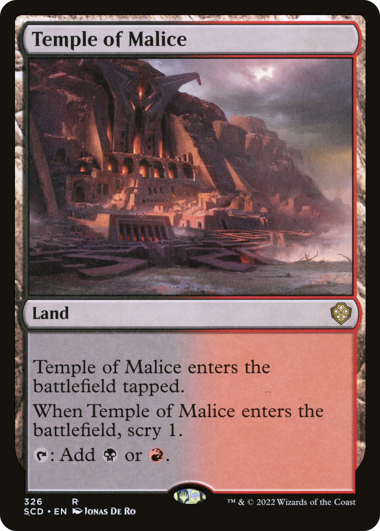 Temple of Malice (SCD-326) - Starter Commander Decks