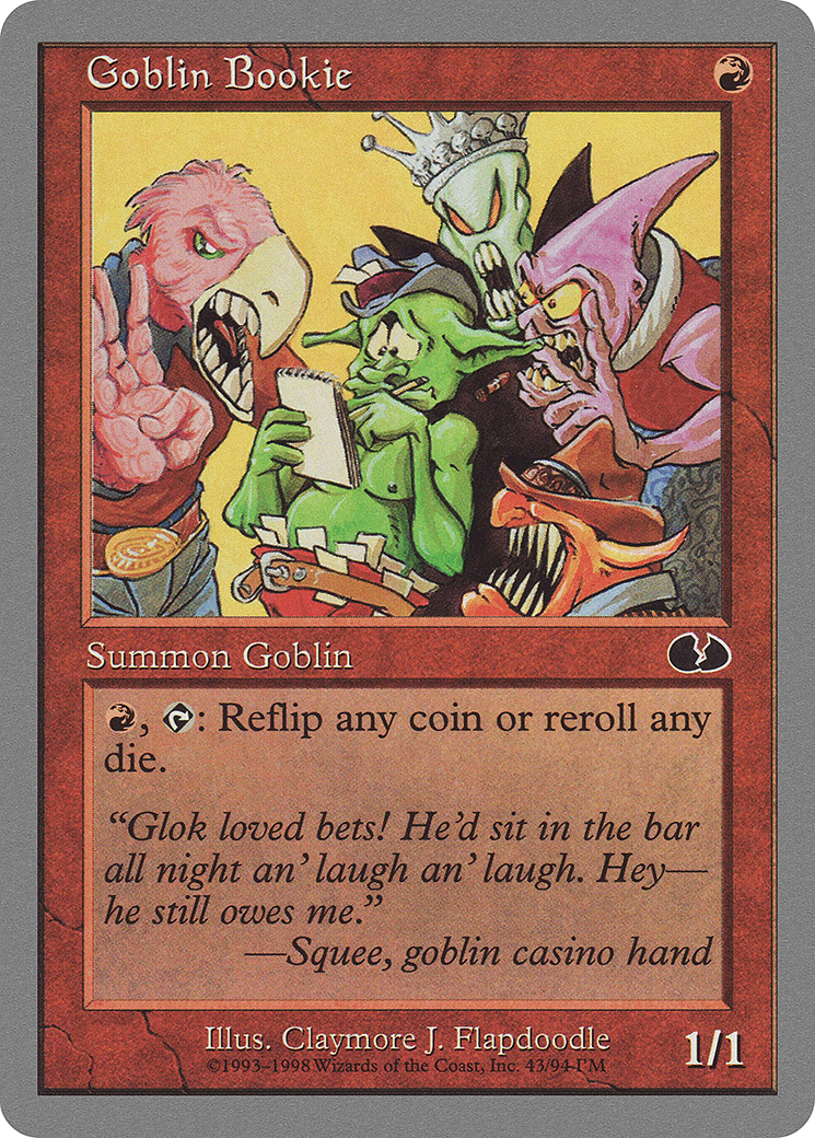 Goblin Bookie (UGL-043) - Unglued