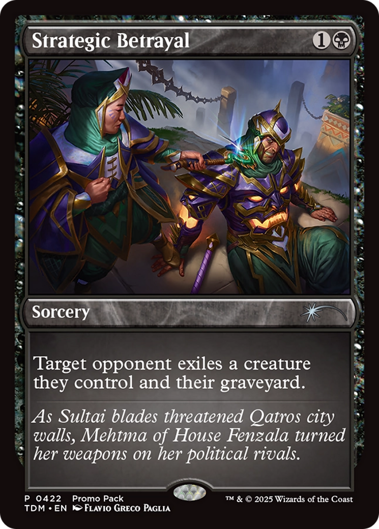 Strategic Betrayal (PPTDM-422) - Promo Pack: Tarkir: Dragonstorm