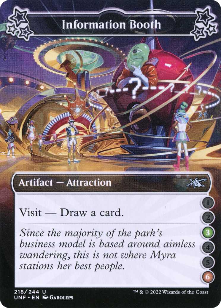Information Booth (3-6) (UNF-218) - Unfinity Foil
