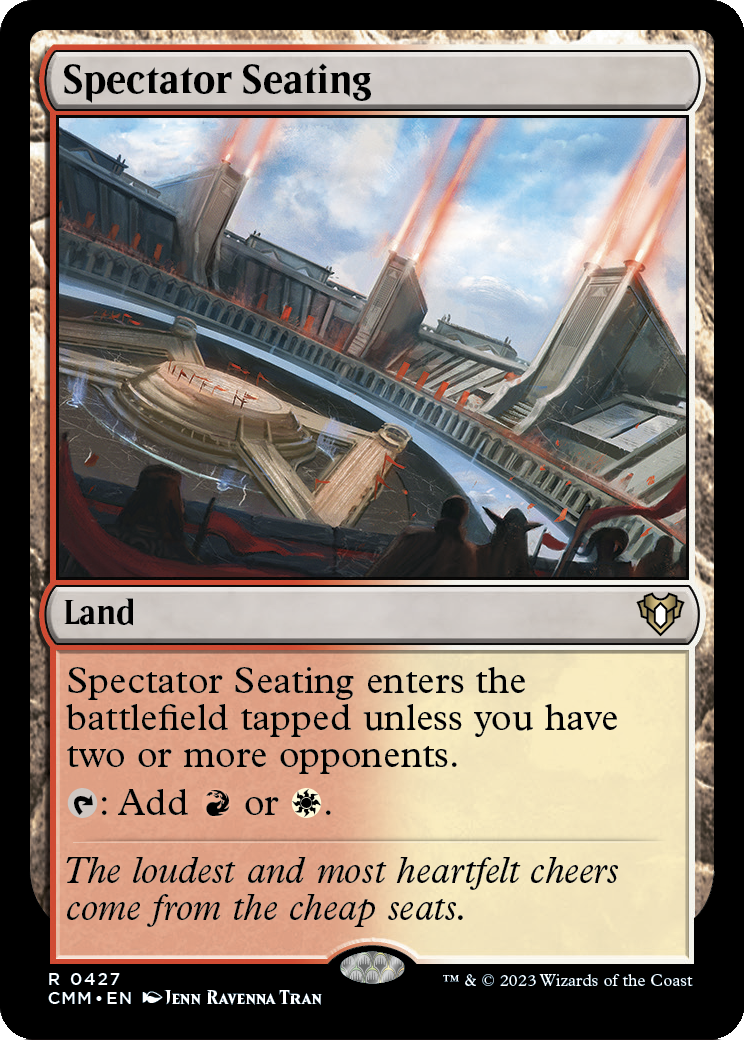 Spectator Seating (CMM-427) - Commander Masters Foil