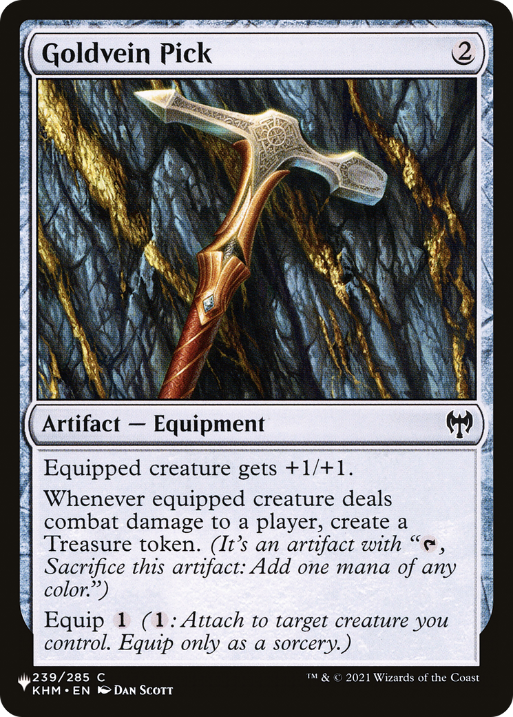 Goldvein Pick (LIST-KHM-239) - The List