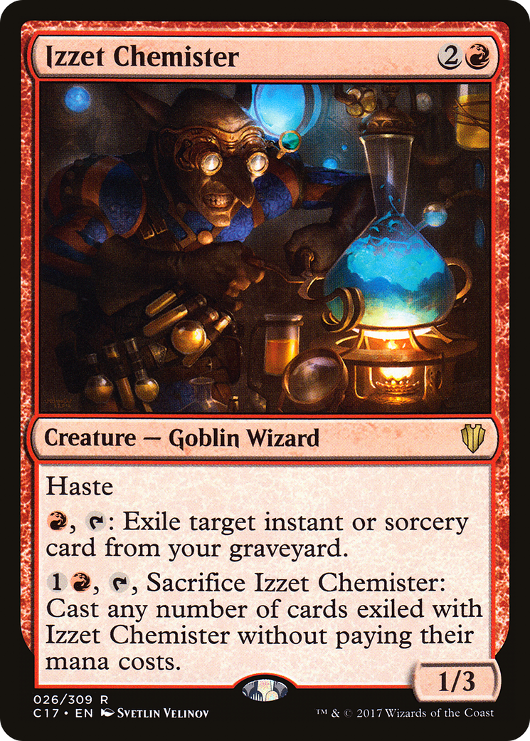 Izzet Chemister (C17-026) - Commander 2017
