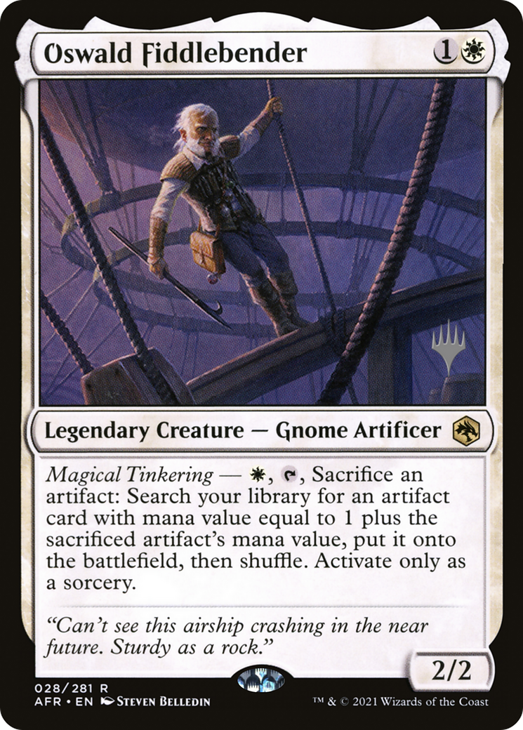 Oswald Fiddlebender (PPAFR-28P) - Adventures in the Forgotten Realms Promos Foil