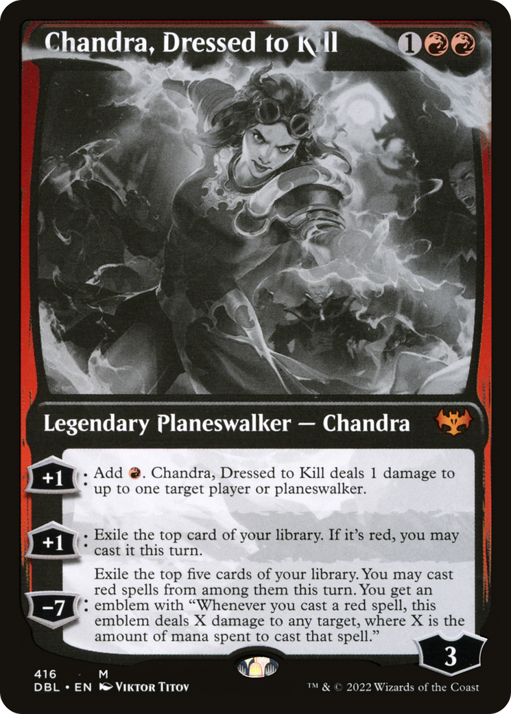 Chandra, Dressed to Kill (DBL-416) - Innistrad: Double Feature