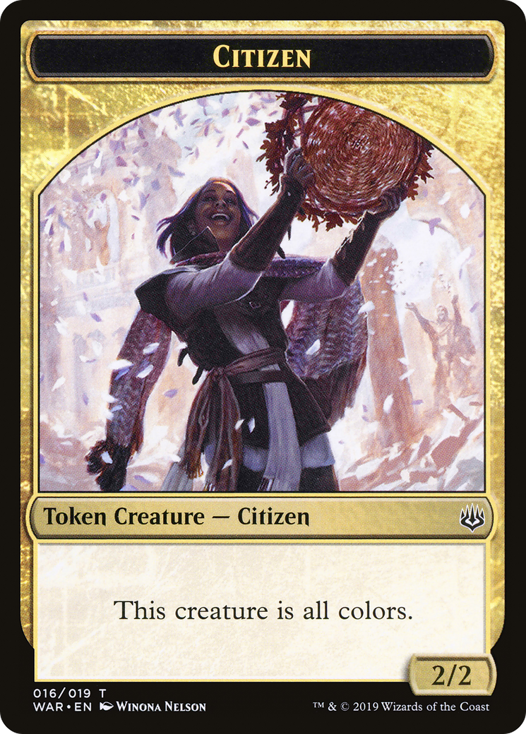 Citizen Token (WAR-016) - War of the Spark Tokens