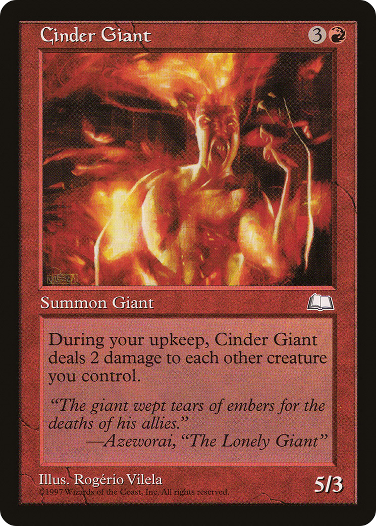 Cinder Giant (WTH-) - Weatherlight