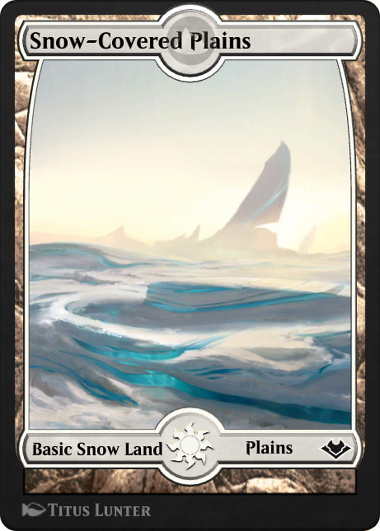 Snow-Covered Plains (PANA-257) - MTG Arena Promos: (Full Art)