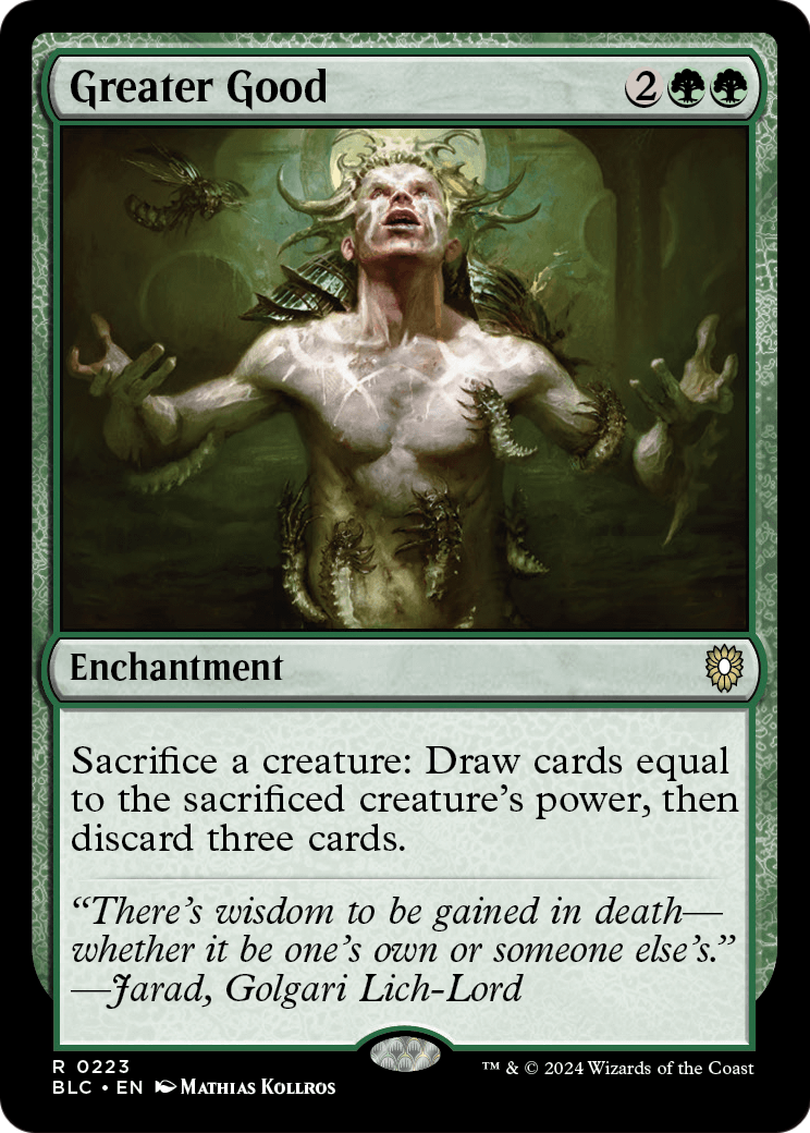 Greater Good (BLC-223) - Bloomburrow Commander
