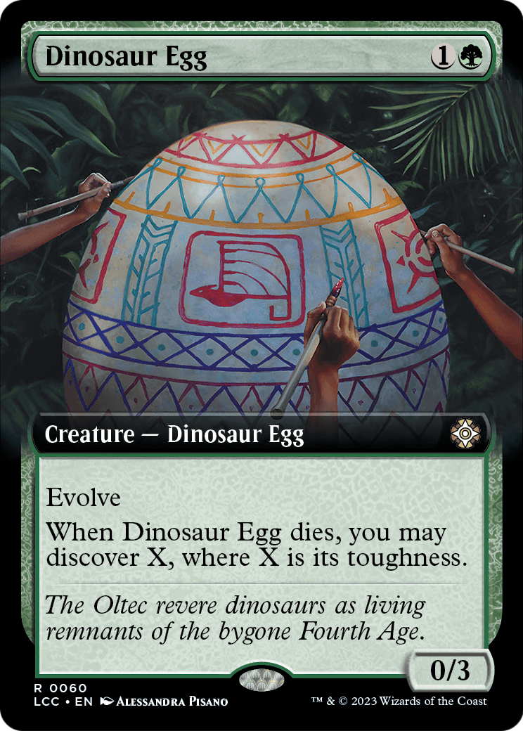 Dinosaur Egg (Extended Art) (LCC-060) - The Lost Caverns of Ixalan Commander: (Extended Art)